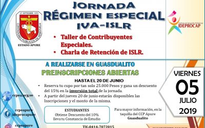 Jornada en Guasdualito del Régimen Especial IVA-ISLR